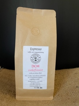Espresso 60/40 mit DCM entkoffeiniert